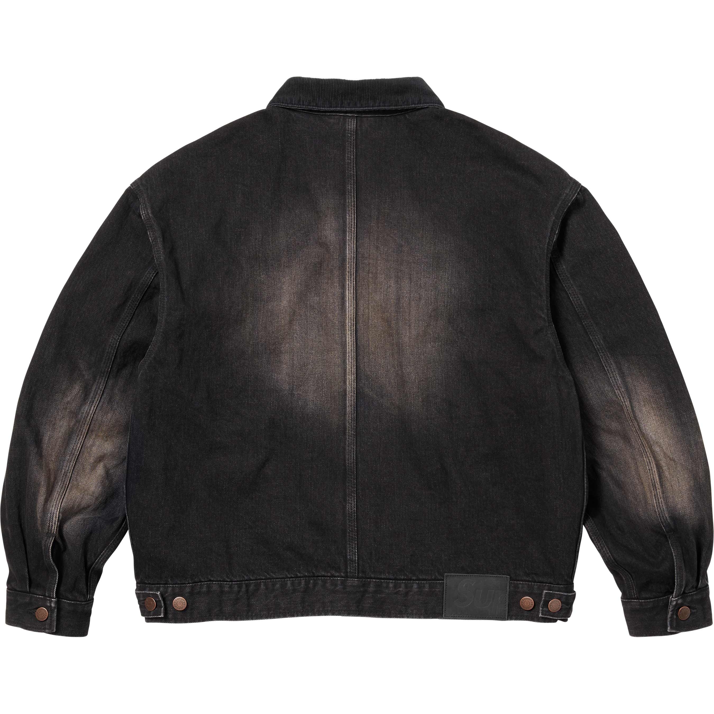 Distressed Selvedge Trucker Jacket view 7